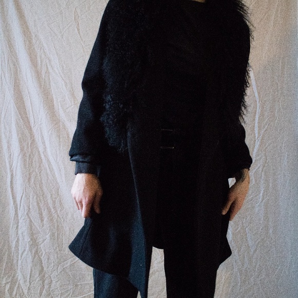 Vintage Cashmere Blend Wool Coat - Picture 4 of 8